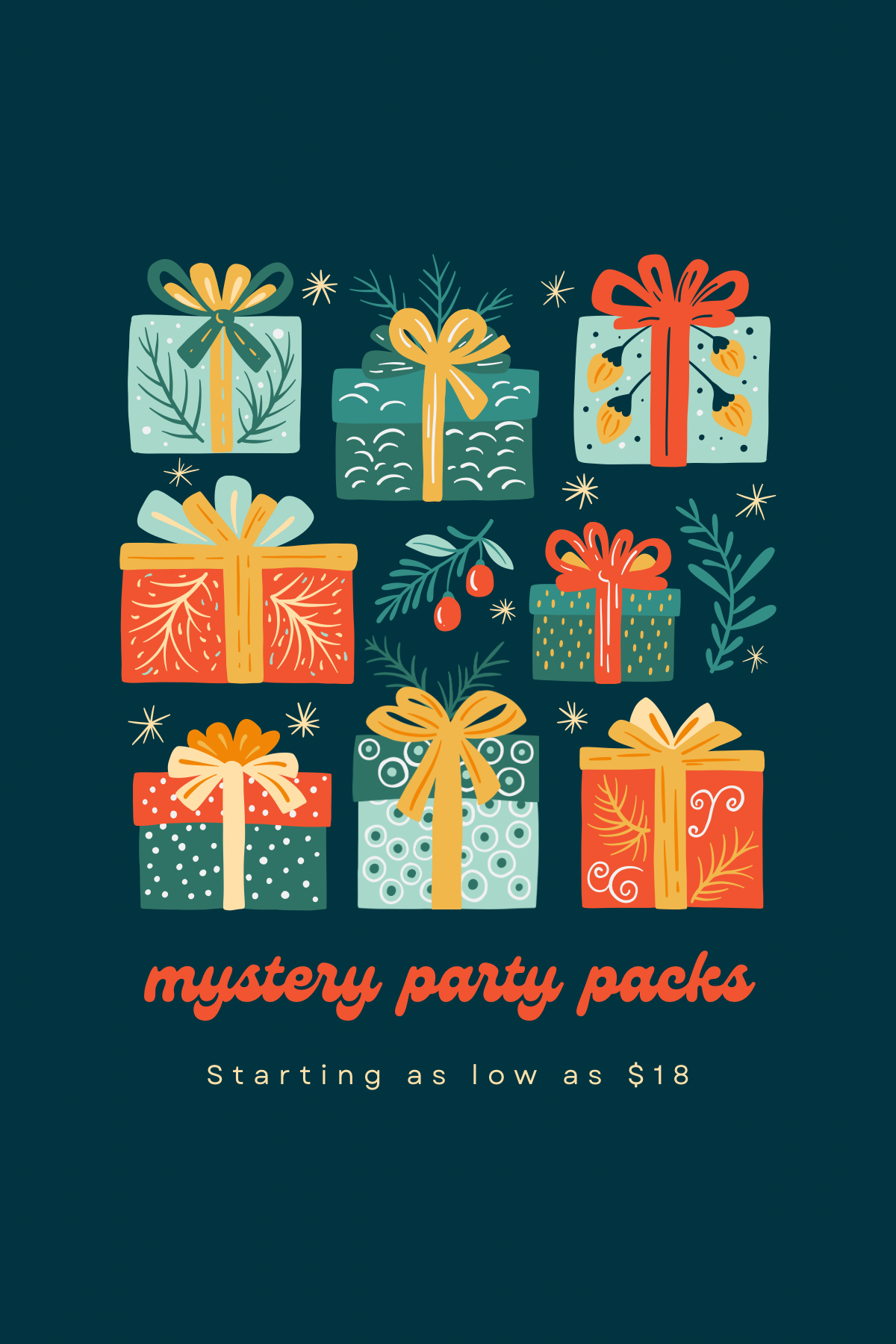 Mystery Christmas packs!
